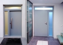ADLO - Exterior Termo door ADUO, side- and top skylight, configuration dimensions 155 cm x 245 cm