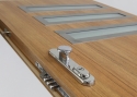 ADLO - Security door ADUO, design Noblesse Gloria 004, glass Matelux, TERMO