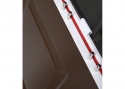 ADLO - Security door TEDUO, Panel design, strong bolts on the hinge side of the door
