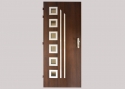 Glass, PS 552, LP-anticoro, glass Oak Bark - bronze, surface G-773, hinge surface RAL8017 mat, TERMO
