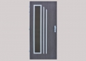 Glass, PS 370, glass Oak Bark - bronze, LP-Anticoro, surface G-781, hinge finish RAL7045, TERMO