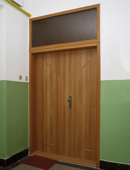 ADLO double-wing security door ADUO, slat with skylight, unit dimensions 140/280cm