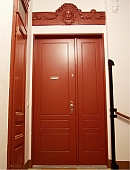 ADLO double-wing security door ARDEN, profile design, surface Color, door dimensions 160/240cm