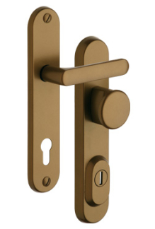 Rostex R1 security fittings, Round, Bronze, Handle - Ball
