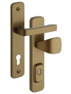 Security fitting Rostex R1, Astra, Bronze, Handle - Square handle