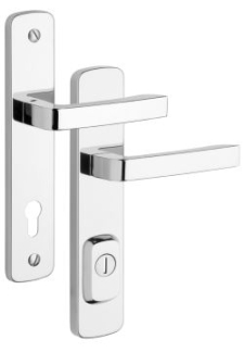 Security fittings Rostex R4, Astra, Chrome Stainless steel polished, Handle - Handle