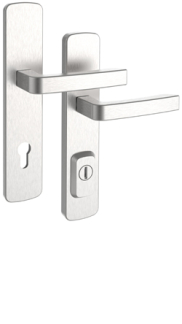 Security Rostex RX4 Astra RC4 fittings, Stainless steel matt, Handle - Handle