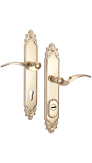 Security fittings Rostex R4, Decorative, Titanium polished, Handle - Handle