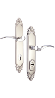 Security fittings Rostex R4, Decorative, Chrome Stainless steel polished, Handle - Handle