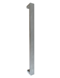 Resist vertical handle, stainless steel matt - Square H-620