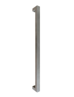 Resist vertical handle, stainless steel matt - Square H-830
