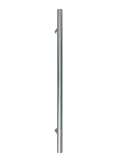 Resist vertical handle, stainless steel matt - Round O-800