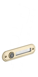 Panoramic visor Rostex, 180 with nameplate, round, glossy Titan