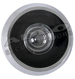 Panoramic 180 visor Resist, Stainless steel matt with cover