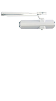 Door closer / self-closer up to 80kg - white color