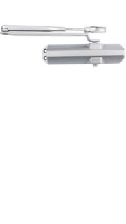Door closer / self-closer up to 80kg - silver color