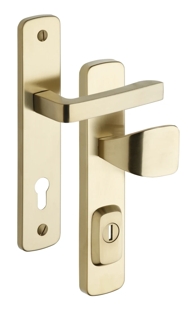 Rostex R1 security fittings, Astra, Stainless steel Titan matt, Handle - Square handle