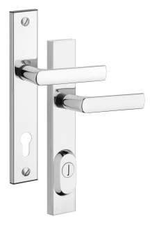 Rostex R4 security fittings, Square, Chrome Stainless steel polished, Handle - Handle
