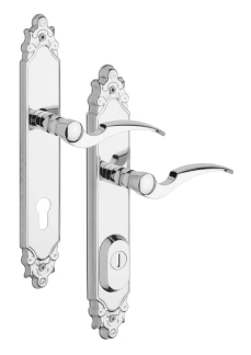 Security fittings Rostex R4, Decorative, Chrome Stainless steel polished, Handle - Handle