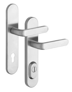 Rostex RX4-50 RC4 security fittings, Round, Stainless steel Titan matt, Solid, Handle - Handle