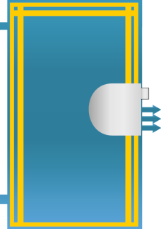 Security door CRUDO Termo
