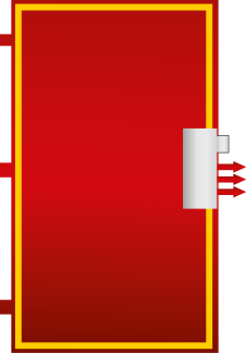 Security door IBEO D3