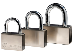 Padlock with hardened eye