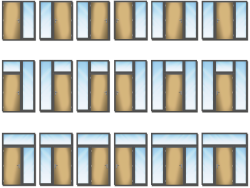 Skylights and doors placement