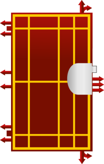 Security door TEDUO