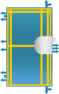 Security door TEDUO Termo