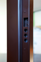 Multiple reinforcement of door frames