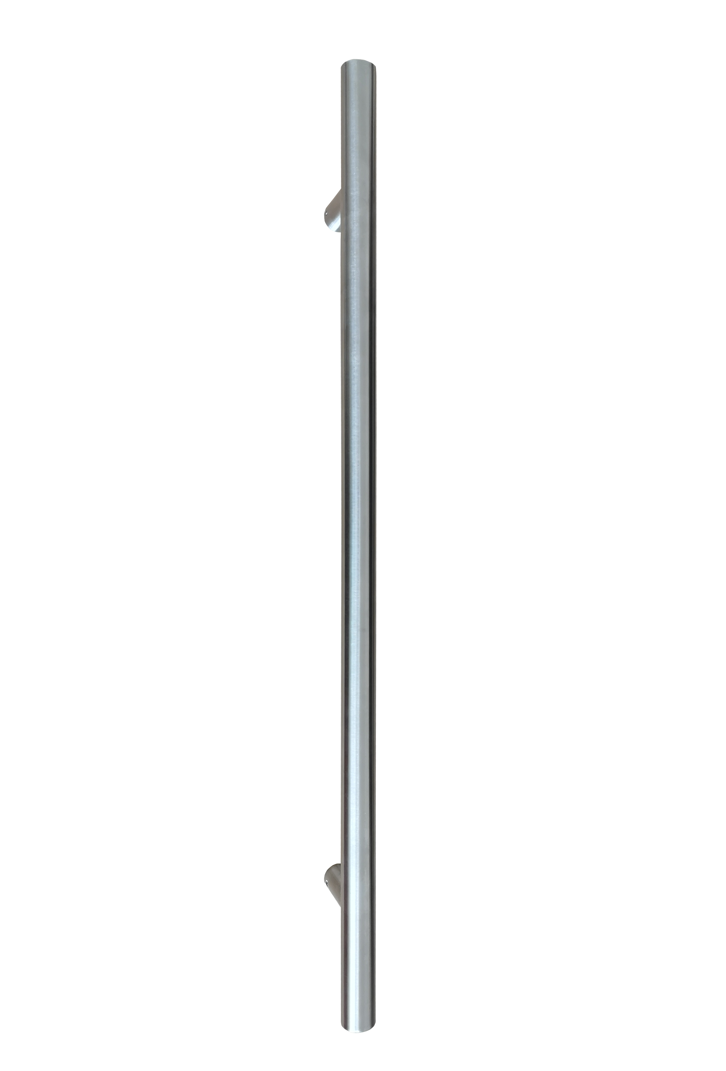 Resist vertical handle, stainless steel matt - Round O-800