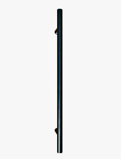 Resist vertical handle, black matt - Round O-800