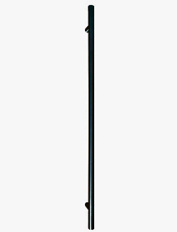 Resist vertical handle, black matt - Round O-1200